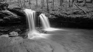 Waterfall adventure Pentax K-3 mark III Monochrome Debord Falls