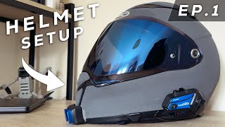 How I Setup My Motovlog Helmet | EP. 1