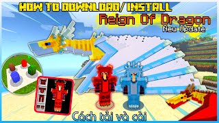 🐉Addon TRIỀU ĐẠI RỒNG - REIGN OF DRAGON Update KHỦNG - Cách Tải Và Cài Cho Mcpe 1.17 | KIDING MC