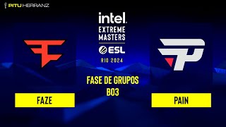 FaZe vs. paiN | Fase de grupos | IEM Rio 2024