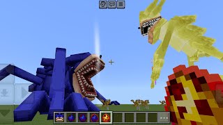 NEW Shin Sonic tapes vs OLD Shin Sonic Mod ADDON in MINECRAFT PE