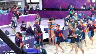 Beach Volleyball - Olympics 2012 - Italy - USA - Match Point May Walsh vs. Menegatti Cicolari