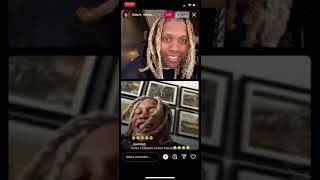 Lil Durk instagram live 4.14.22