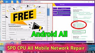 SPD All Mobile IMEI Repair Free Tool  Android SPD CPU  just One Click IMEI Repair 100% working