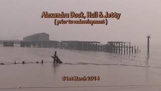 Alexandra Dock, Hull & derelict Humber Jetty (2014)