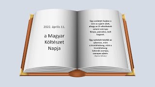 Verssarok - 2022.04.11. - A Magyar Költészet Napja