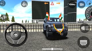 Dollar Song |Modified black Mahindra Thar ||Indian Cars Simulator 3D|| new videos