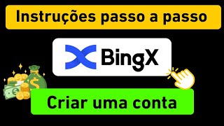 Como criar uma conta BingX - Tutorial de cadastro no BingX com o código de indicação: JC1ZN6