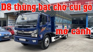 D8 Đồng Vàng thùng bạt chở củi gỗ.