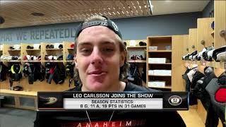 Leo Carlsson on NHL Tonight