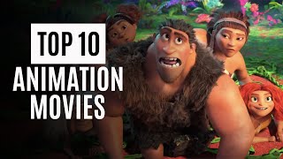 TOP 10 ANIMATION MOVIES | Best Animation Movies | Animated Movies | Wisdom