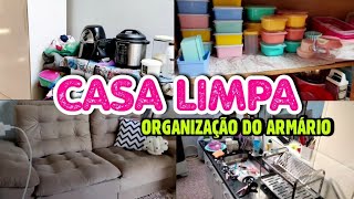 ARRUMANDO A COZINHA ☺️| + ORGANIZEI O ARMÁRIO