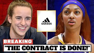 "Caitlin Clark Wins Over Angel Reese in Huge Adidas Deal!"