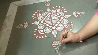 Mandna Design  मांडना डिजाइन mandala art by geru for holi diwali 2023 happy holi 2023