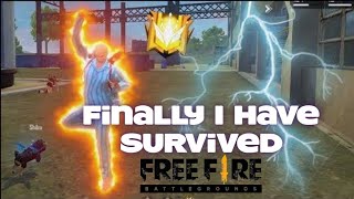 Free Fire Gameplay || finally i have survived #1 Booyah #freefire