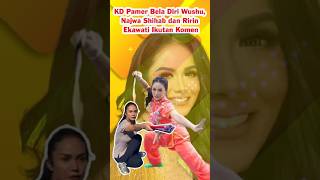 KRISDAYANTI LATIHAN WUSHU, NAJWA SHIHAB DAN RIRIN EKAWATI IKUT BERI KOMENTAR