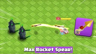 Rocket Spear vs All Troops! - Clash of Clans