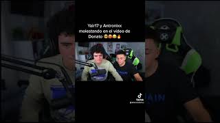 Yair17 y Antronixx molestando en el vídeo de Donato 😎🥵😂🔥