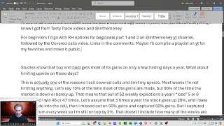 Q&A: Making more selling options than at my 9 to 5. Orange Pill Investor ep 122.