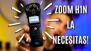 La MEJOR forma para GRABAR el AUDIO con CALIDAD en tus VIDEOS/ZOOM H1N