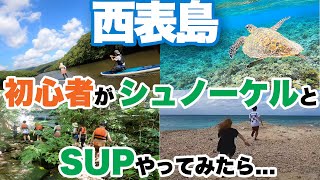 【西表島】初心者がシュノーケリングとSUPやってみたら...ウミガメ、バラス島上陸ツアー体験　Iriomote ,Okinawa.  Snorkeling and SUP one day tour