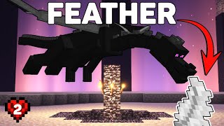 I Beat HARDCORE MINECRAFT With a FEATHER | S4 E2