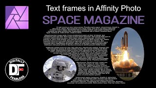 WOW! Affinity Photo does do Text Frames. Here's the trick. Affinity Photo tutorial