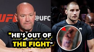 Dana White Gives SEAN STRICKLAND INJURY Update - CANNONIER VS STRICKLAND Cancelled