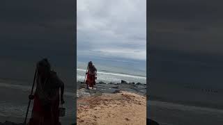 Pondicherry beach⛱️morningvibes #shorts #viralvideo