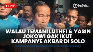 🔴Temani Ahmad Luthfi & Taj Yasin Sarapan, Jokowi Tak Ikut Kampanye Akbar di Benteng Vastenburg Solo