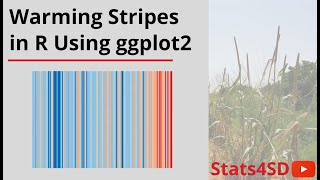 Warming Stripes in R Using ggplot2