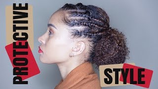 Winter Protective Style on NATURAL HAIR