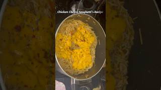 Chicken Cheesy Spaghetti 🍝😍| Recipe by foodiemoody #youtubeshorts #viralvideo #trending #spaghetti