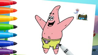 Drawing Patrick From SpongeBob SquarePants | Fun Easy Drawings For Kids