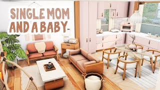 Single Mom & A Baby 💗 || The Sims 4 Apartment Renovation: Speed Build w/CC