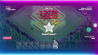 ALL ANGLE ATTACK FROM SINGLE PLAYER OF CLASH OF CLANS | QUEEN RAFAH