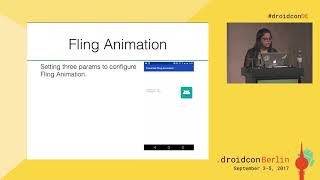 #droidconDE 2017: Richa Khanna - Animations + Physics = cool App transitions - DAY 2