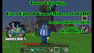 Survival Searching End City & Tutorial Edit New Skin (Live) #minecraft #mcpe