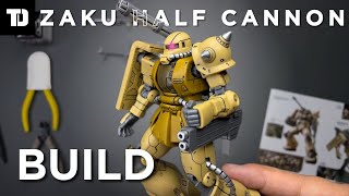 Zaku Half Cannon HG 1/144 GTO | Bootleg | SPEED BUILD| ASMR BUILD | Model kit by Weimei