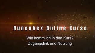 Runenhex - Onlinekurse: Wie komm ich in den Kurs