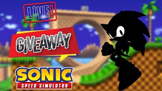 GIVEAWAY *LIVE* (HALLOWEEN UPDATE) - Sonic Speed Simulator