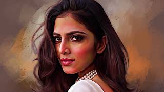 DigitalPainting | Malavika Mohanan | Smudge Painting | PhotoShop | Artisa 23