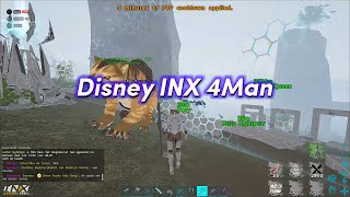 |Disney| Online Wiping Temple Cave and Extinction Pipe | Ark Unofficial PVP | INX