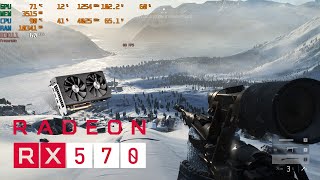 BATTLEFIELD V / AMD RX 570 4GB / High Settings 1080p / (2023) 6 years old Graphics Card