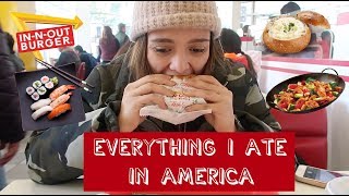 EVERYTHING I ate in America!! Cheat and Healthy Meals!