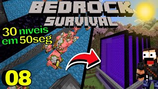 A MELHOR FARM de OURO e XP na SÉRIE do MINECRAFT BEDROCK SURVIVAL 1.20