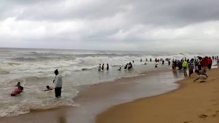 Sea Beach Puri After rain.##