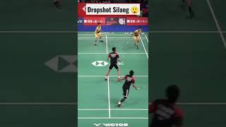 Dropshot Silang M Ahsan buat lawan terjatuh 😲🔥 #shorts #badminton #dropshot #thedadies subscribe me👇