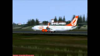 FSX - Pouso em Guarulhos 737-800 procedente de Galeão