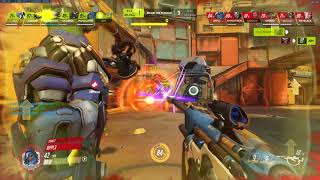 Overwatch RKU scrim Map 3 Junkertown 20/3